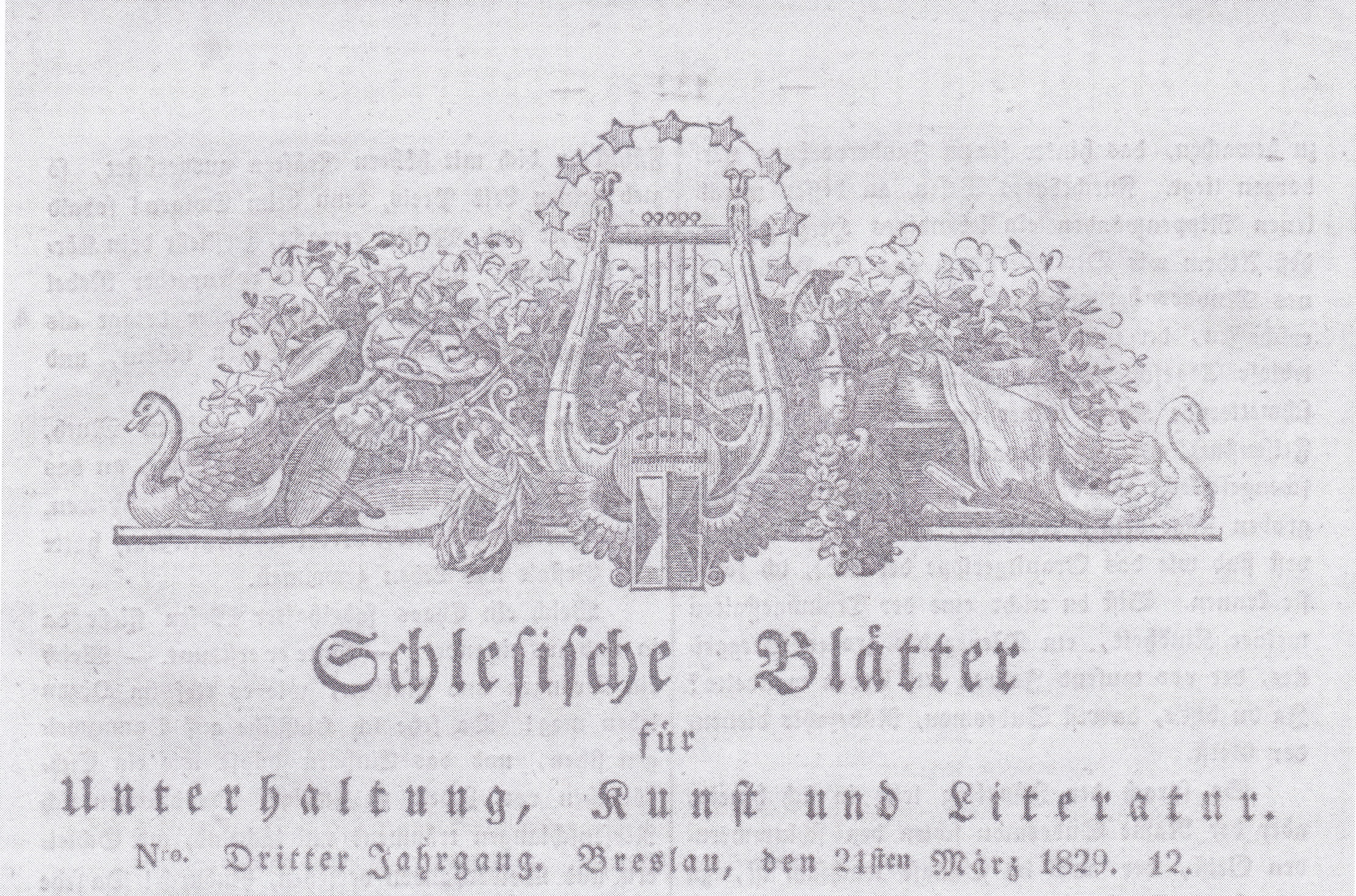 Ü Regal2 Schlesische Blätter Titel neu